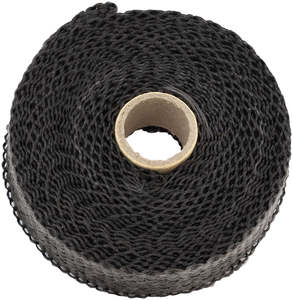 EXHAUST INSULATION WRAP1"X15FT15 FOOT BLACK ROLL