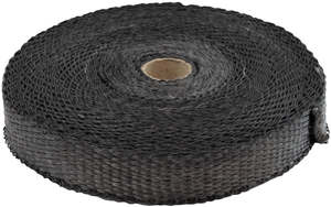 EXHAUST INSULATION WRAP1"X50FT50 FOOT BLACK ROLL