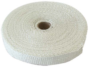 EXHAUST INSULATION WRAP1"X50FT50 FOOT WHITE ROLL