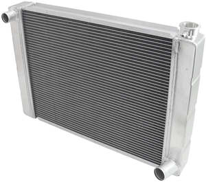 Radiators: UNIVERSAL GM RADIATOR 27" x 19" x 3" SINGLE PASS ALUMINIUM