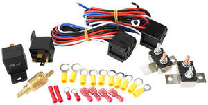 Fans: TWIN ELECTRIC FAN/ PUMP RELAYSRELAYS AND WIRING KIT DUAL TWO