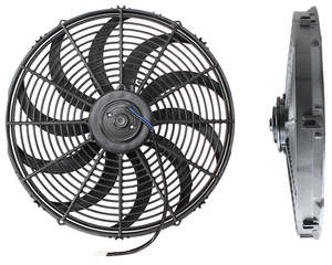 16" CURVED BLADE ELECTRIC FAN REVERSIBLE 2000CFM