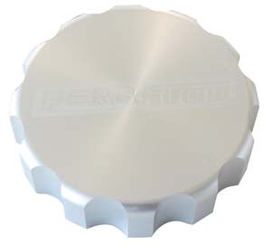 Caps Plates: AEROFLOW RADIATOR CAP COVER LARGE STYLE CAP SILVER