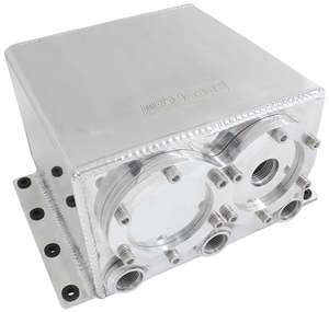 DUAL UNDER CAR PUMP SURGE TANKPOLISHED SUITS 2 X AF49-1014