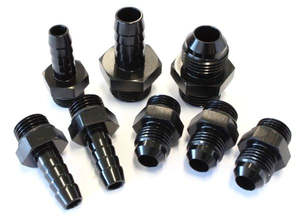Surge Tanks: AEROFLOW SURGE TANK FITTINGS BLACK REPL KIT BARB & AN FITT