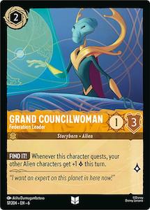 Lorcana Single: Grand Councilwoman - Federation Leader (17/204) [Azurite Sea]