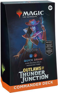 Magic Commander Deck: Outlaws of Thunder Junction Commander Deck - Quick Draw