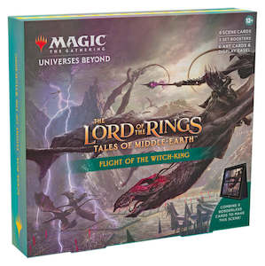 Magic Commander Deck: THE LORD OF THE RINGS: Flight of the Witch-King - Holiday Scene Box