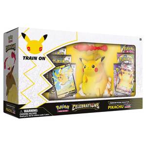 Pokemon Trading Card Game Elite Trainer Box: Celebrations Premium Figure Collection - Pikachu VMAX