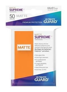 Standard Card Sleeves: Matte Supreme Standard Orange (50ct)