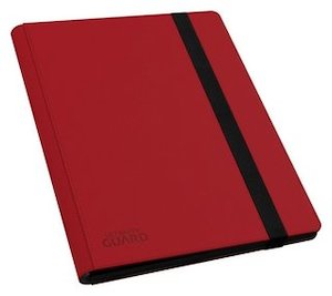 Card Binder: FlexXfolio Card Portfolios - 9 Pocket XenoSkin Red