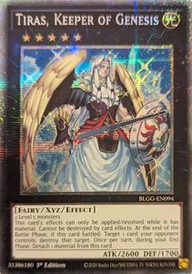 Yugioh Singles All 1: Tiras, Keeper of Genesis (Starlight Rare) [BLGG-EN094] Starlight Rare