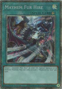 Yugioh Singles All 1: Mayhem Fur Hire (Starlight Foil) [BLGG-EN116] Starfoil Rare