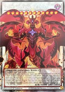 Yugioh Singles All 1: Red Supernova Dragon (Starlight Rare) [BLGG-EN139] Starlight Rare