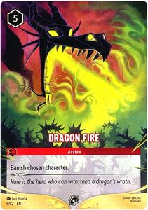 Lorcana Singles All: Dragon Fire (9/C2) (1) [Promo Cards]