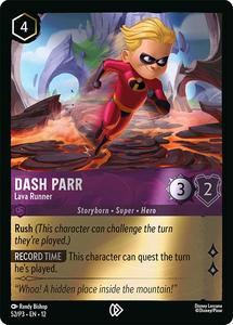 Lorcana Singles All: Dash Parr - Lava Runner (52) [Promo Cards]