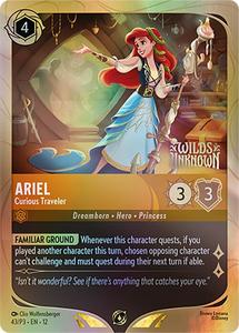 Lorcana Singles All: Ariel - Curious Traveler (43) [Promo Cards]