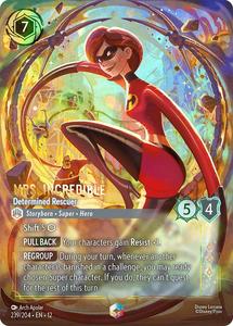 Lorcana Singles All: Mrs. Incredible - Determined Rescuer (Enchanted) (239/204) [Wilds Unknown]