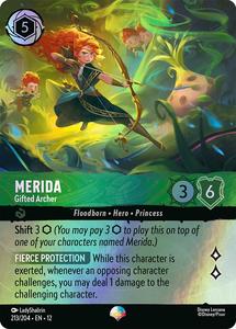 Lorcana Singles All: Merida - Gifted Archer (Epic) (213/204) [Wilds Unknown]