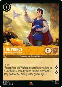Lorcana Singles All: The Prince - Searching for His Love (23/204) [Wilds Unknown]