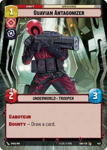 Starwars Unlimited Singles In Stock: Guavian Antagonizer (403) (Hyperspace) (403) [Shadows of the Galaxy]