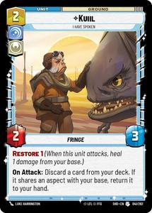 Starwars Unlimited Singles In Stock: Kuiil - I Have Spoken (041/262) (041/262) [Shadows of the Galaxy]