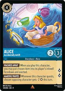 Lorcana Singles In Stock: Alice - Accidentally Adrift (141/204) [Fabled]