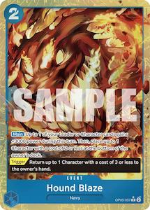 One Piece In Stock: Hound Blaze (Alternate Art) [Premium Booster -The Best-]