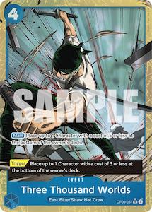 One Piece In Stock: Three Thousand Worlds (Alternate Art) [Premium Booster -The Best-]