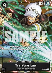 One Piece In Stock: Trafalgar Law (P-038) (CS 2024 Event Pack) [One Piece Promotion Cards]