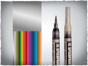 Speedpaint Marker – Polished Silver Metallic