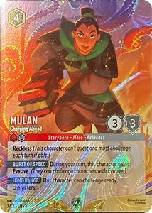 Lorcana Singles All: Mulan - Charging Ahead (3) [Promo Cards]