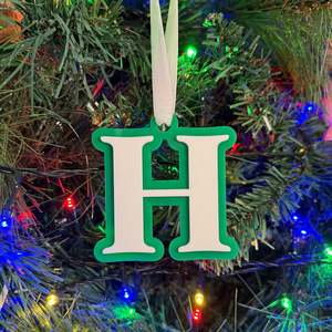 Christmas: Personalised Initial Christmas Ornament