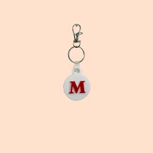 Accessories: Letter on Circle Key Ring