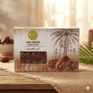 Organic Nuts: Royal Palm Sun-Dried Khudri Dates | Premium Saudi Dates (800g)