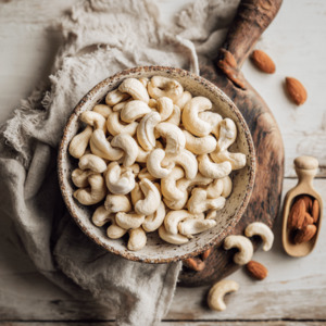 Organic Nuts: Organic Indian Cashews – Large & Creamy | SpiceBloom