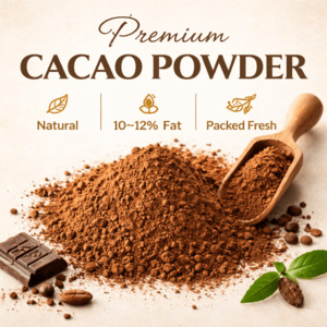 Organic Superfoods Nz: Cacao Powder – Premium Natural (10–12% Fat) | SpiceBloom