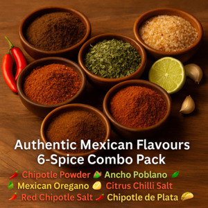 Authentic Mexican Flavours – 6 Spice Combo Pack | SpiceBloom NZ
