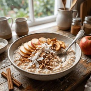 Organic Oats - Apple, Cinnamon & Coconut 500g | SpiceBloom