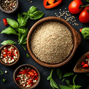 Grains Pulses: Organic White Quinoa – Premium Superfood Grain 500g & 1kg | SpiceBloom