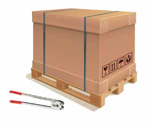 Industrial Packaging: PP Machine Strap 12mm - Clear or Blue