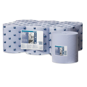 Cleaning: Tork Wiping Paper - Advanced Blue