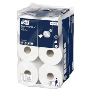 Toilet Paper: Tork SmartOne® Mini Toilet Roll