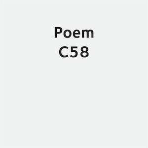 Labels Uncoated: Kantac Poem C58