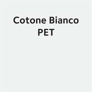 Labels Uncoated: Cotone Bianco PET