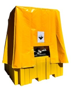 Secondary Containment: IBC Pallet Cover