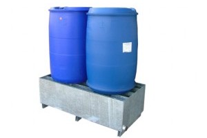 Products: 2 Drum Bund Galvanised Steel