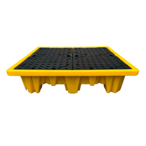 Products: 4 Drum Spill Pallet – STHB4DP - Spill Control NZ