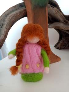 small gifts: needlefelted girl
