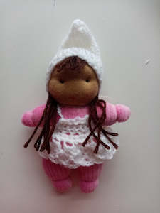 waldorf pocket doll: Tiny waldorf pocket doll
